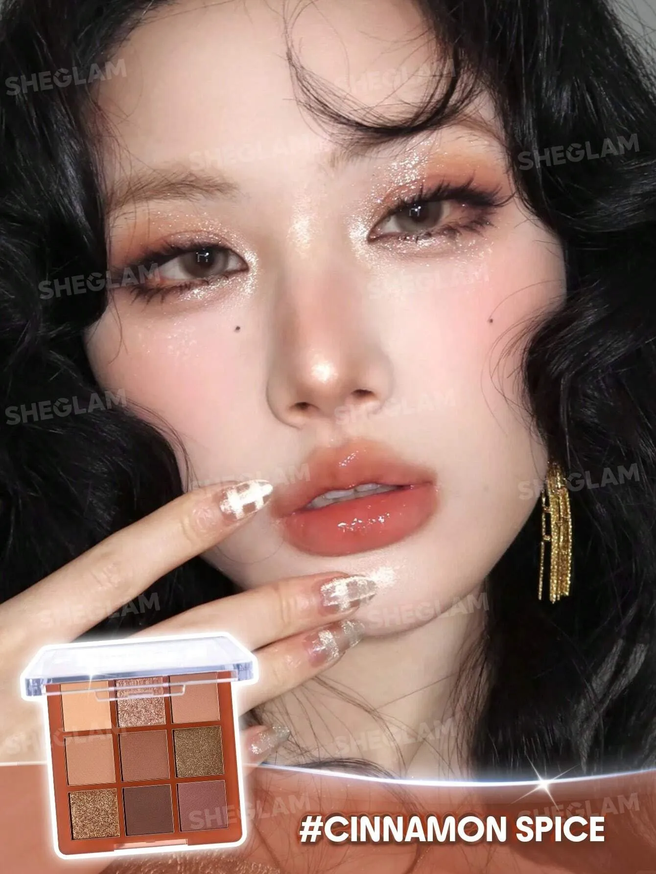 بعد از استفاده خرید پالت سایه شیگلم سینامون اسپایس اصل + بهترین قیمت (9 تایی)